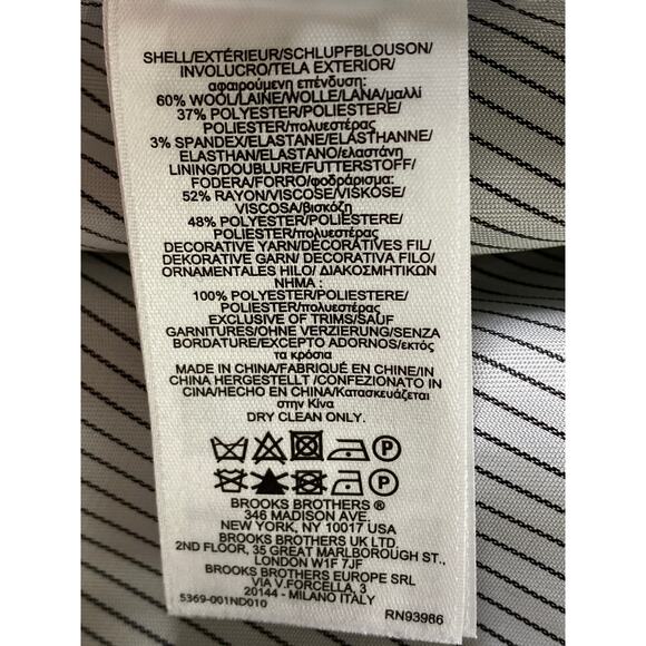 Brooks Bros Red Fleece Wool Blend Floral Embroidered Beads Pleated Shift Dress 8 - Picture 7 of 9